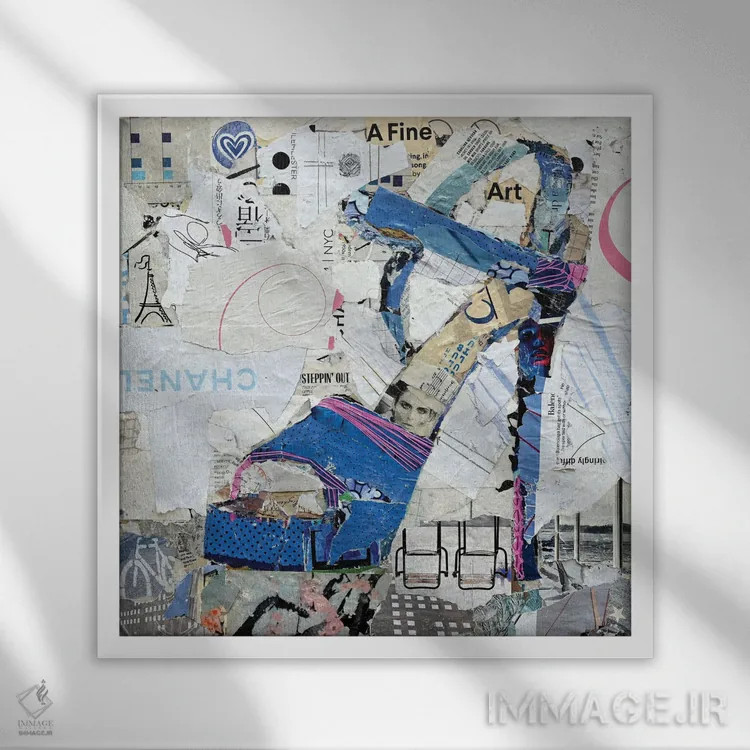 تابلو دکوراتیو بیرون رفتن اثر جیمی پاولیچ-واکر - نمای قابدار سفید