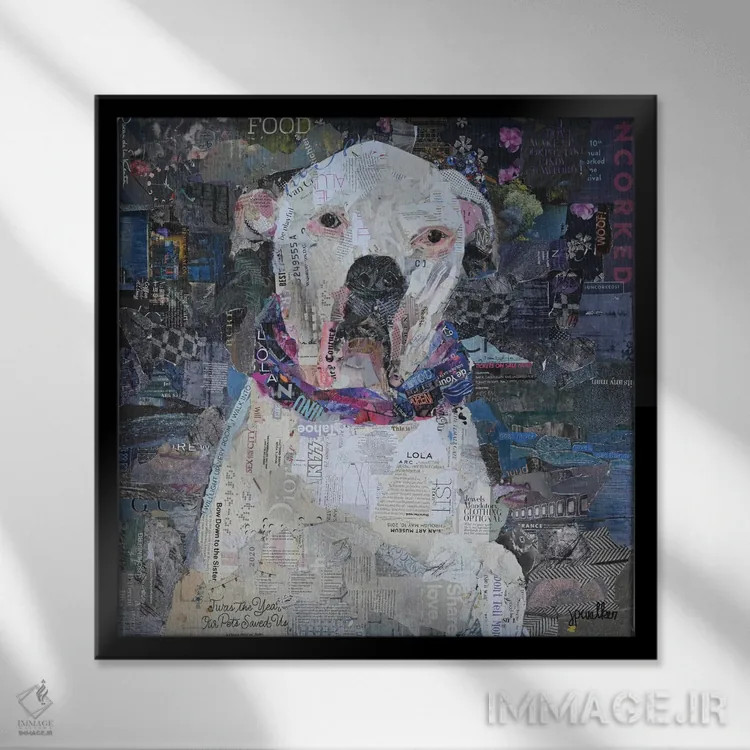 تابلو دکوراتیو این لولا است اثر جیمی پاولیچ-واکر - نمای قابدار مشکی