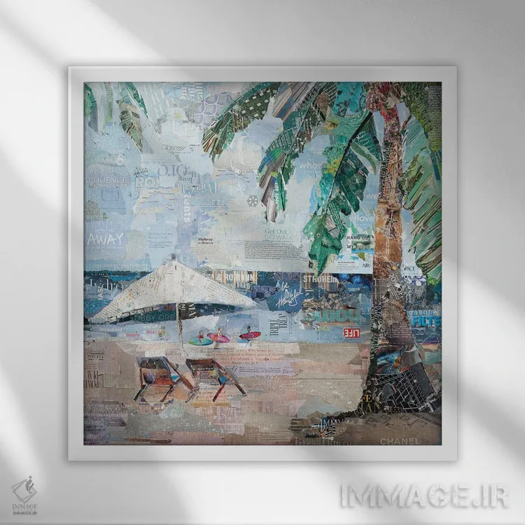 تابلو دکوراتیو یک زندگی خوب اثر جیمی پاولیچ-واکر - نمای قابدار سفید