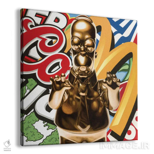 تابلو دکوراتیو ارباب عروسک ها اثر راکسی - نمای پرسپکتیو محصول