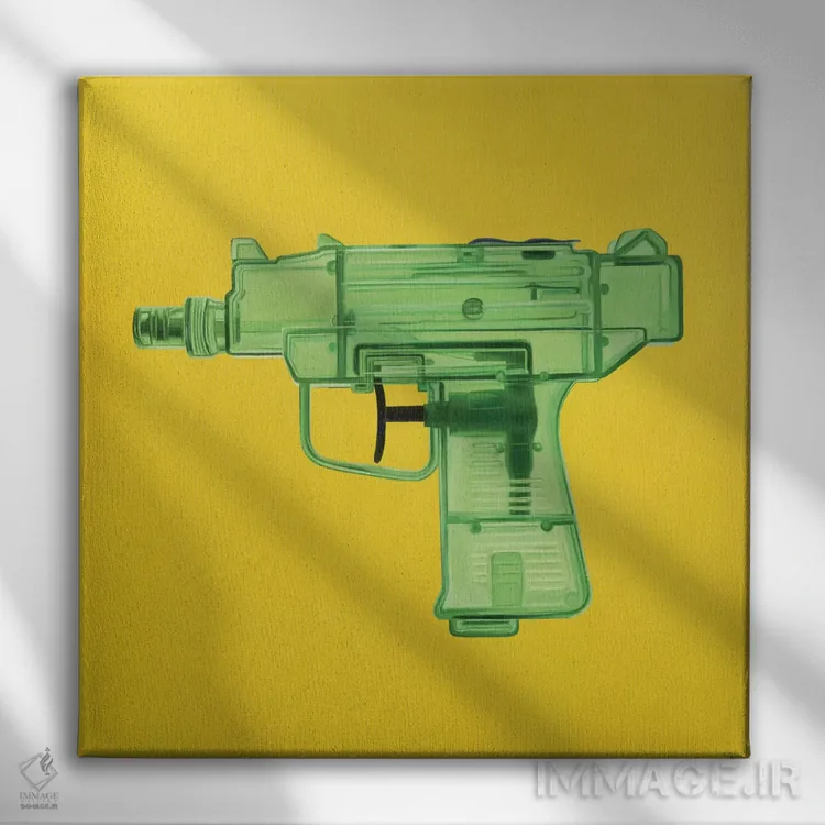 تابلو دکوراتیو جی آر دوم اثر راکسی - نمای روبهرو روی دیوار