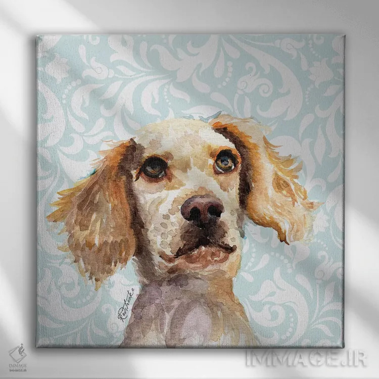 تابلو دکوراتیو ست تر انگلیسی اثر جنیفر رداستریک - نمای روبهرو روی دیوار