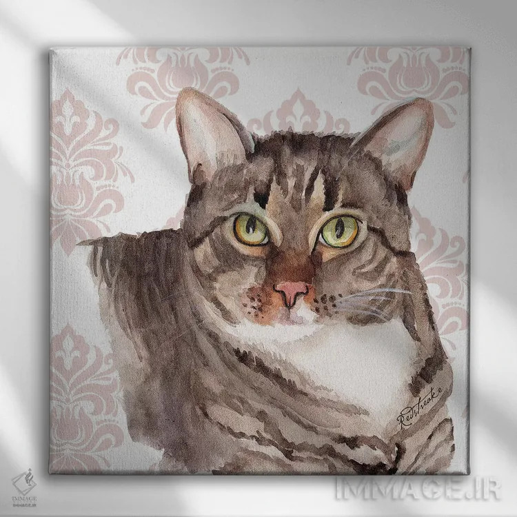 تابلو مدرن گرتی اثر جنیفر رداستریک - نمای روبهرو روی دیوار