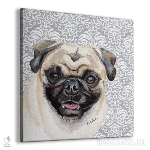 تابلو دکوراتیو پاگ اثر جنیفر رداستریک - نمای پرسپکتیو محصول