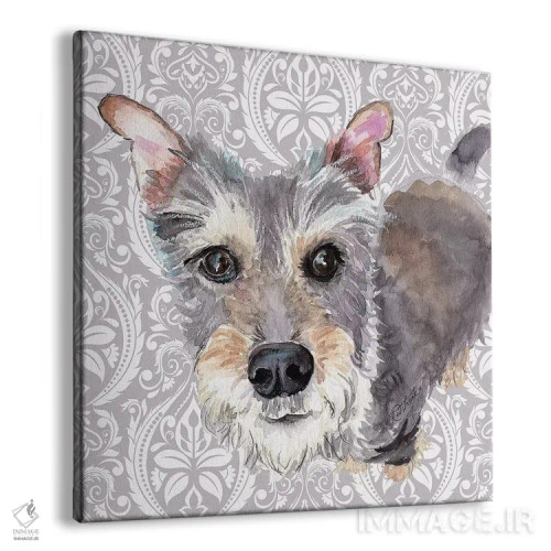 تابلو دکوراتیو تریر اسکاتلندی اثر جنیفر رداستریک - نمای پرسپکتیو محصول