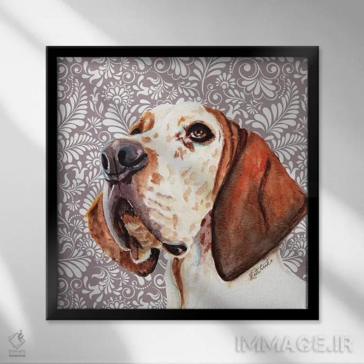 تابلو دکوراتیو گریت باور اثر جنیفر رداستریک - نمای قابدار مشکی