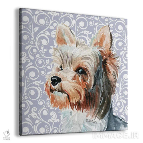 تابلو دکوراتیو تریر یورکشایر II اثر جنیفر رداستریک - نمای پرسپکتیو محصول