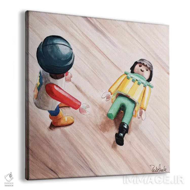 تابلو دکوراتیو پایت کجاست؟ اثر جنیفر رداستریک - نمای پرسپکتیو محصول