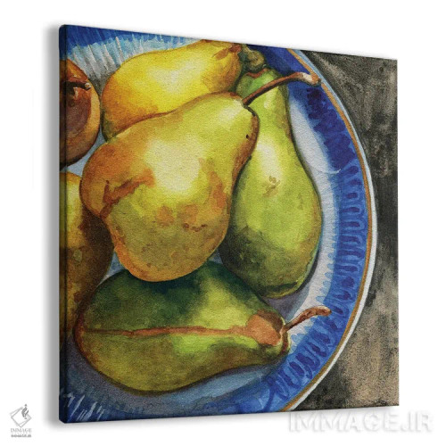 تابلو مدرن گلابی های پاریسی اثر جنیفر رداستریک - نمای پرسپکتیو محصول