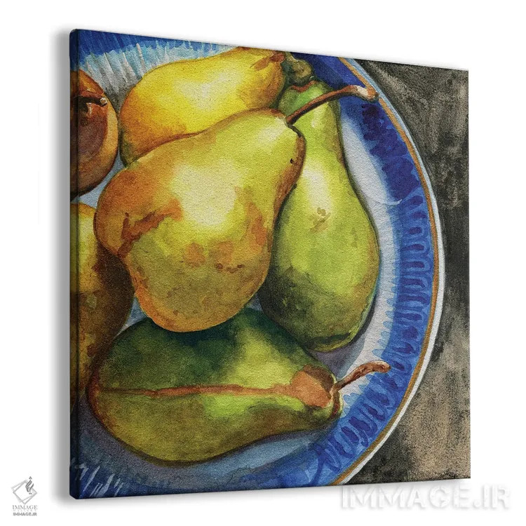 تابلو مدرن گلابی های پاریسی اثر جنیفر رداستریک - نمای پرسپکتیو محصول