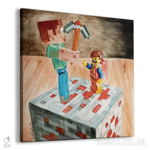 تابلو دکوراتیو جلسه سازندگان اثر جنیفر رداستریک - نمای پرسپکتیو محصول