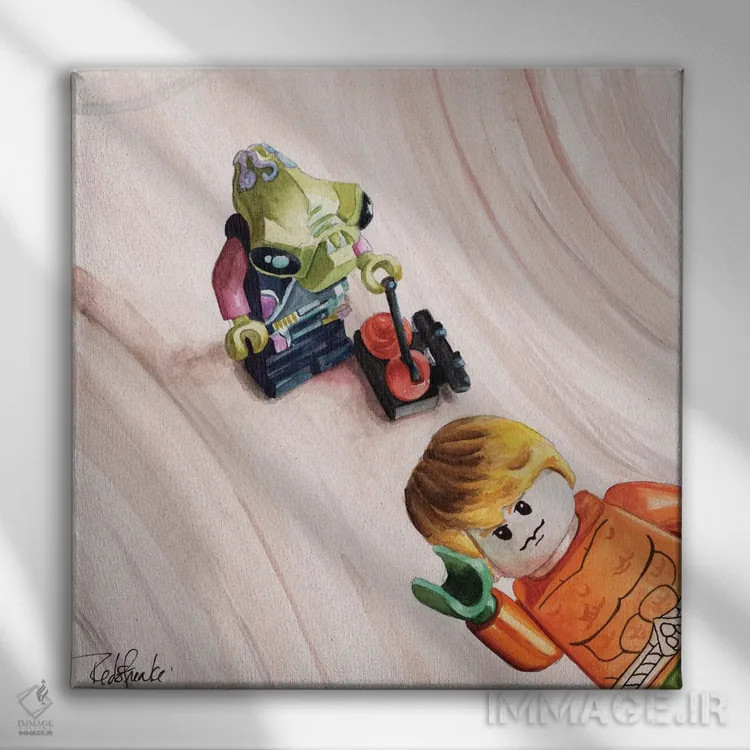 تابلو دکوراتیو عکسبرداری ناگهانی I اثر جنیفر رداستریک - نمای روبهرو روی دیوار