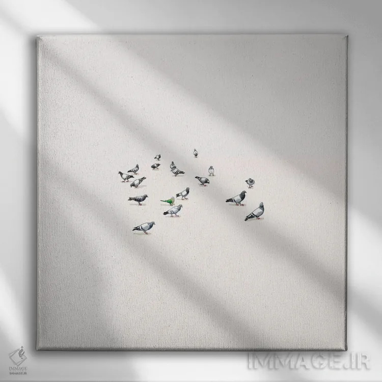 تابلو دکوراتیو تابستان در نیویورک اثر جیسون رتلیف - نمای روبهرو روی دیوار