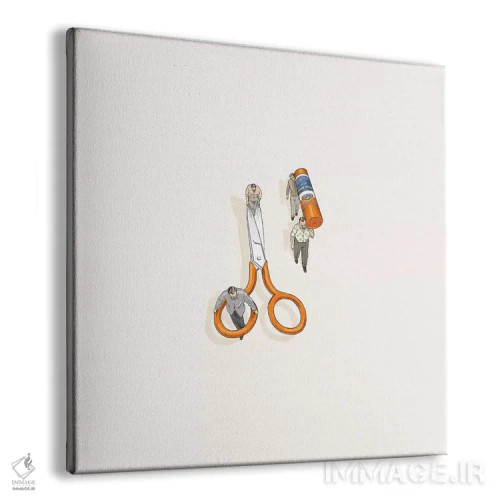 تابلو دکوراتیو برش و چسباندن اثر جیسون رتلیف - نمای پرسپکتیو محصول