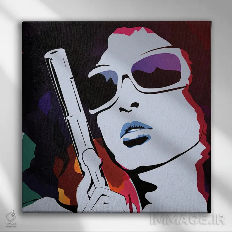 تابلو دکوراتیو استخوانی اثر یان رافائل - نمای روبهرو روی دیوار