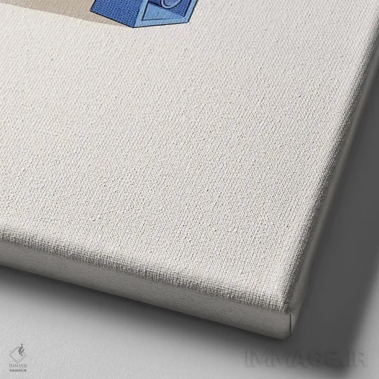 تابلو دکوراتیو روز بیست وهفتم اثر جیسون رتلیف - نمای نزدیک بافت بوم