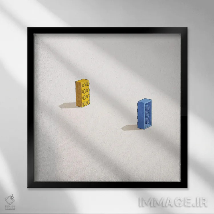 تابلو دکوراتیو روز بیست وهفتم اثر جیسون رتلیف - نمای قابدار مشکی