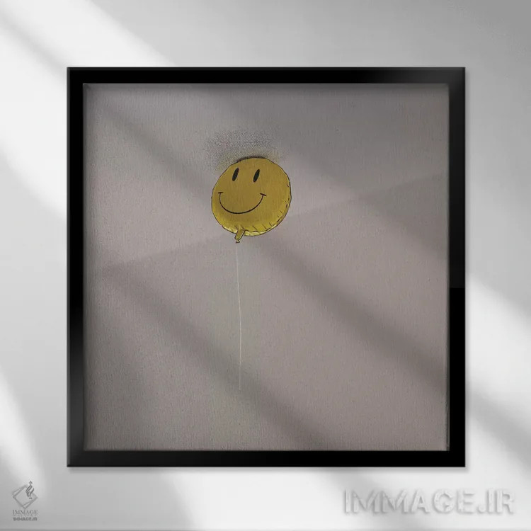 تابلو دکوراتیو روز چهاردهم اثر جیسون رتلیف - نمای قابدار مشکی