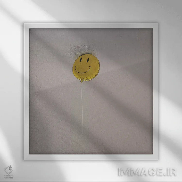 تابلو دکوراتیو روز چهاردهم اثر جیسون رتلیف - نمای قابدار سفید