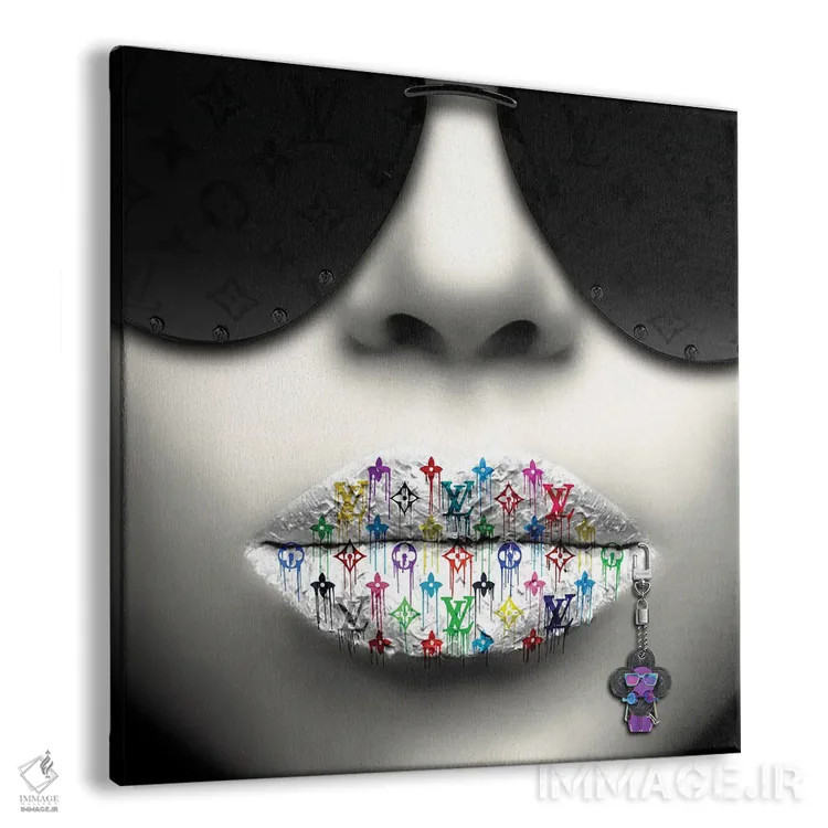 تابلو دکوراتیو ال وی ۲۰۲۰ اثر یان رافائل - نمای پرسپکتیو محصول