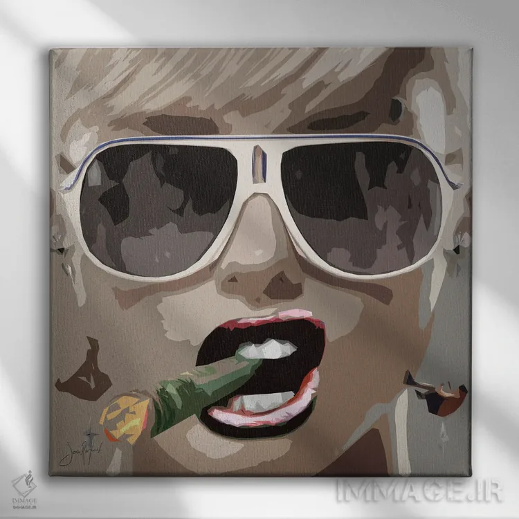 تابلو دکوراتیو پول اثر یان رافائل - نمای روبهرو روی دیوار