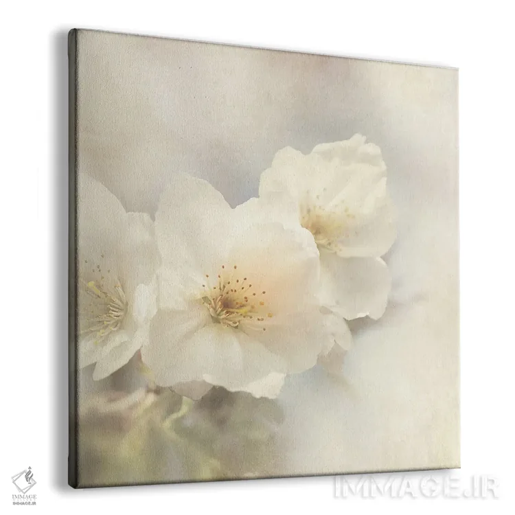 تابلو دکوراتیو شکوفه های گیلاس اثر جین ریکس - نمای پرسپکتیو محصول