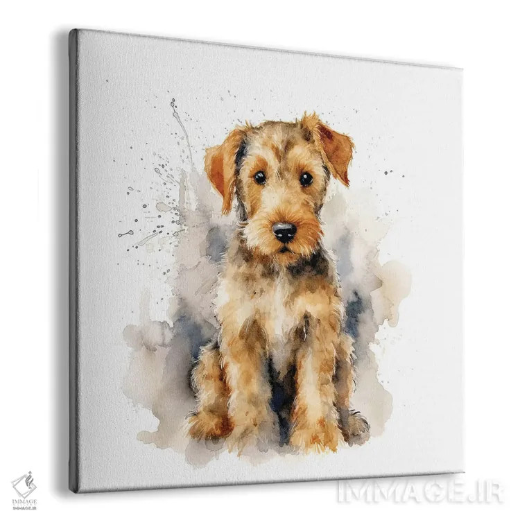 تابلو دکوراتیو توله ایر دیل با آبرنگ اثر جین ریکس - نمای پرسپکتیو محصول