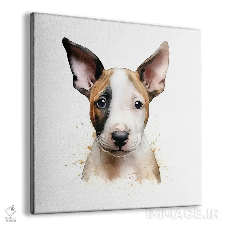 تابلو دکوراتیو پرتره بول تریر اثر جین ریکس - نمای پرسپکتیو محصول