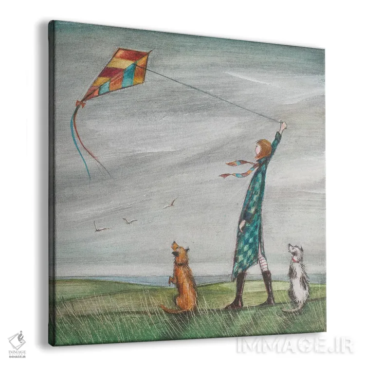 تابلو دکوراتیو پرواز بلند اثر جو رام - نمای پرسپکتیو محصول