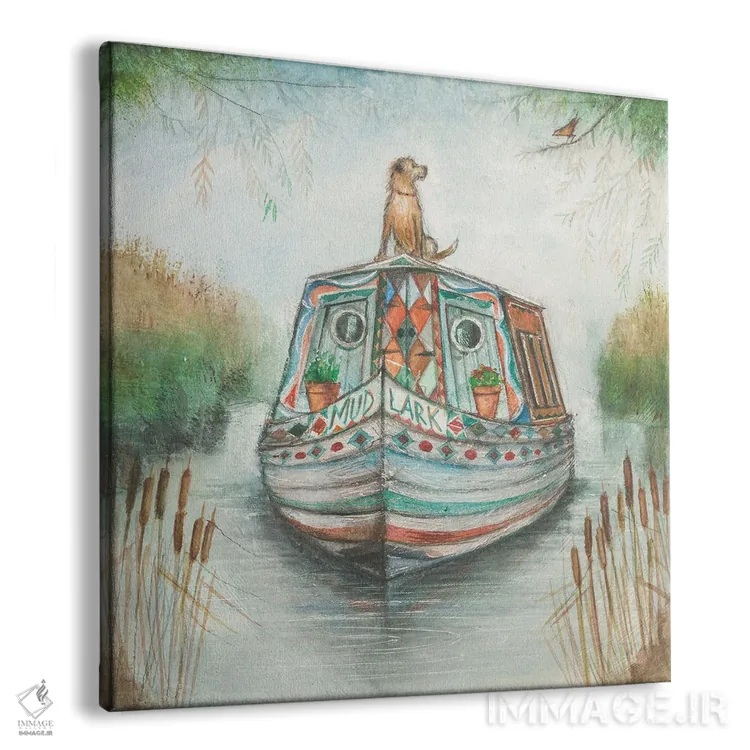 تابلو دکوراتیو جوینده گل اثر جو رام - نمای پرسپکتیو محصول