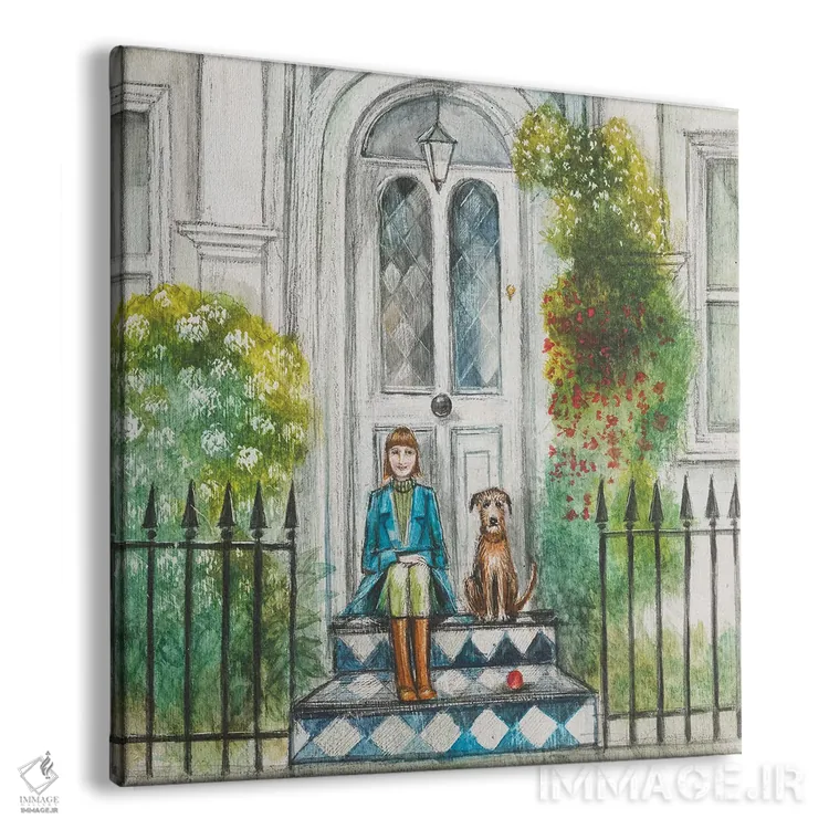 تابلو دکوراتیو جاده آرزوهای قدیمی اثر جو رام - نمای پرسپکتیو محصول