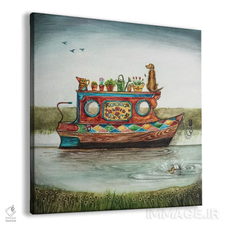 تابلو دکوراتیو خارپوست دریایی اثر جو رام - نمای پرسپکتیو محصول