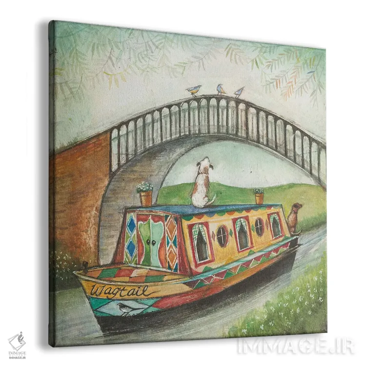 تابلو دکوراتیو دم جنبانک اثر جو رام - نمای پرسپکتیو محصول