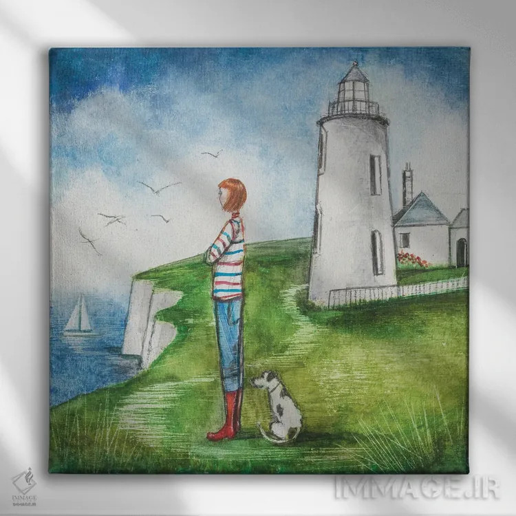 تابلو دکوراتیو بل توت اثر جو رام - نمای روبهرو روی دیوار