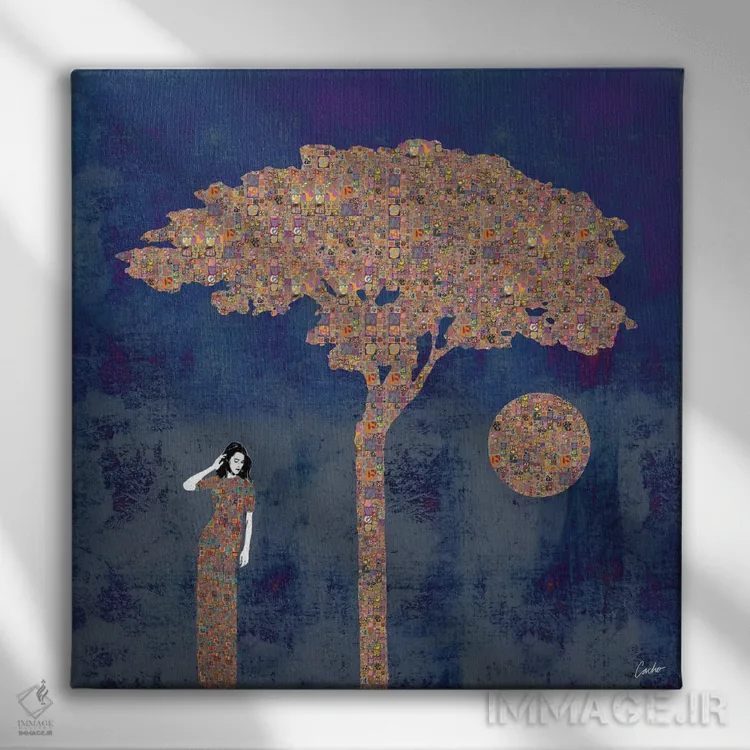 تابلو دکوراتیو هست اثر خوزه کاچو - نمای روبهرو روی دیوار