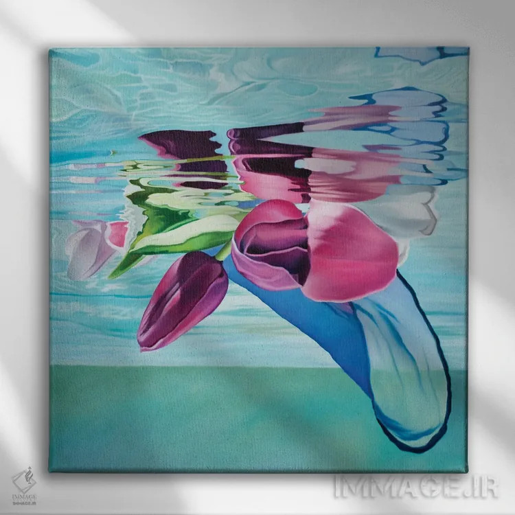 تابلو دکوراتیو آرامش شاد اثر جوزپ مونکادا - نمای روبهرو روی دیوار