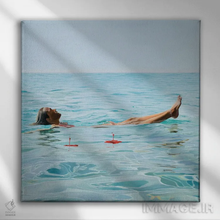 تابلو دکوراتیو آرامش اثر جوزپ مونکادا - نمای روبهرو روی دیوار