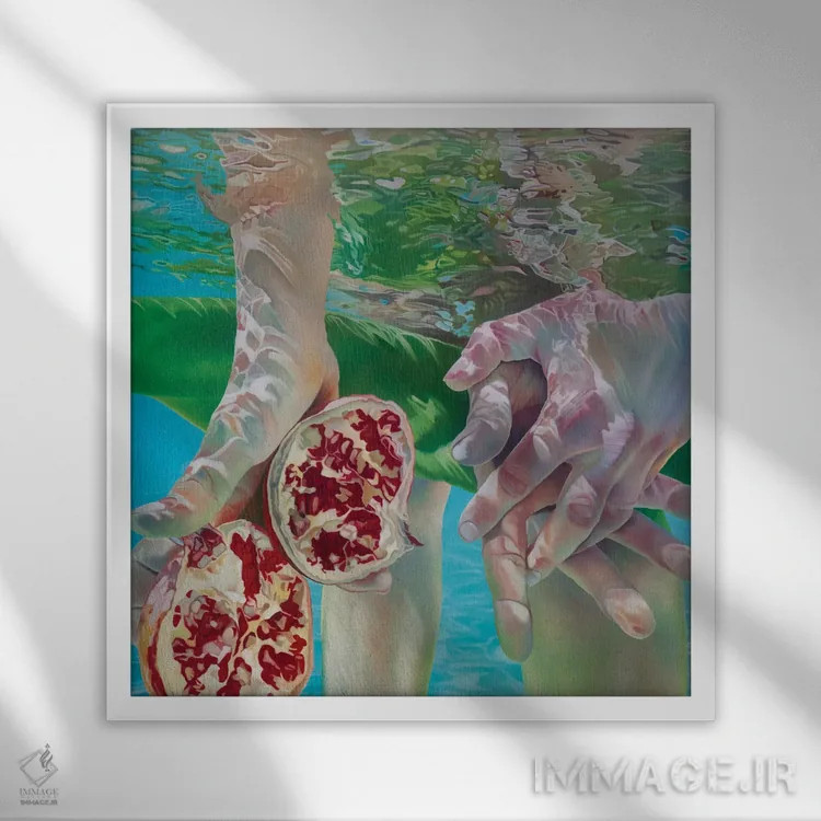 تابلو دکوراتیو رویای مطلوب اثر جوزپ مونکادا - نمای قابدار سفید