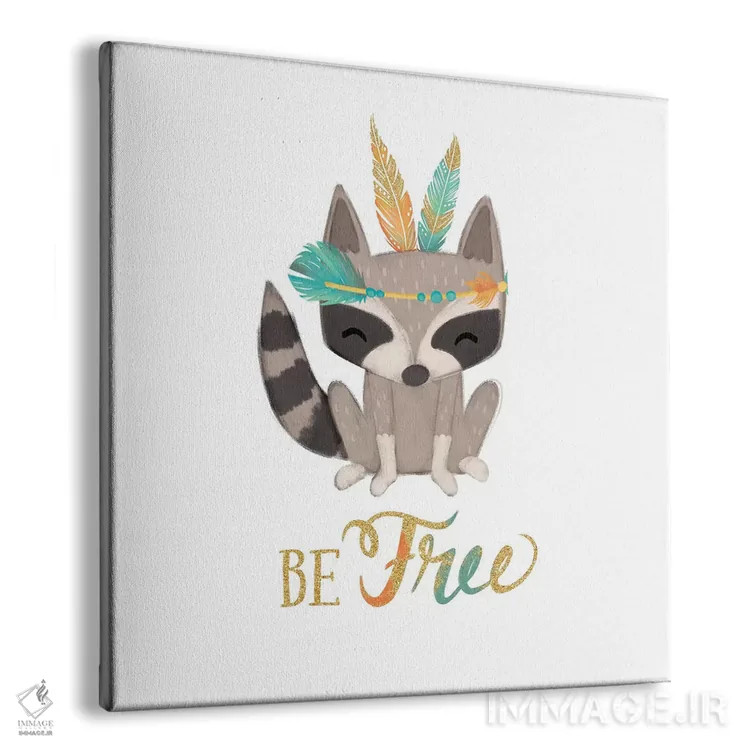 تابلو مینیمال آزاد باش اثر جوزفینا - نمای پرسپکتیو محصول