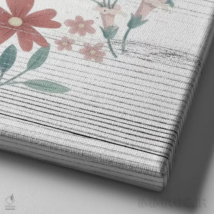 تابلو دکوراتیو منحصر به فرد باش اثر جوزفینا - نمای نزدیک بافت بوم