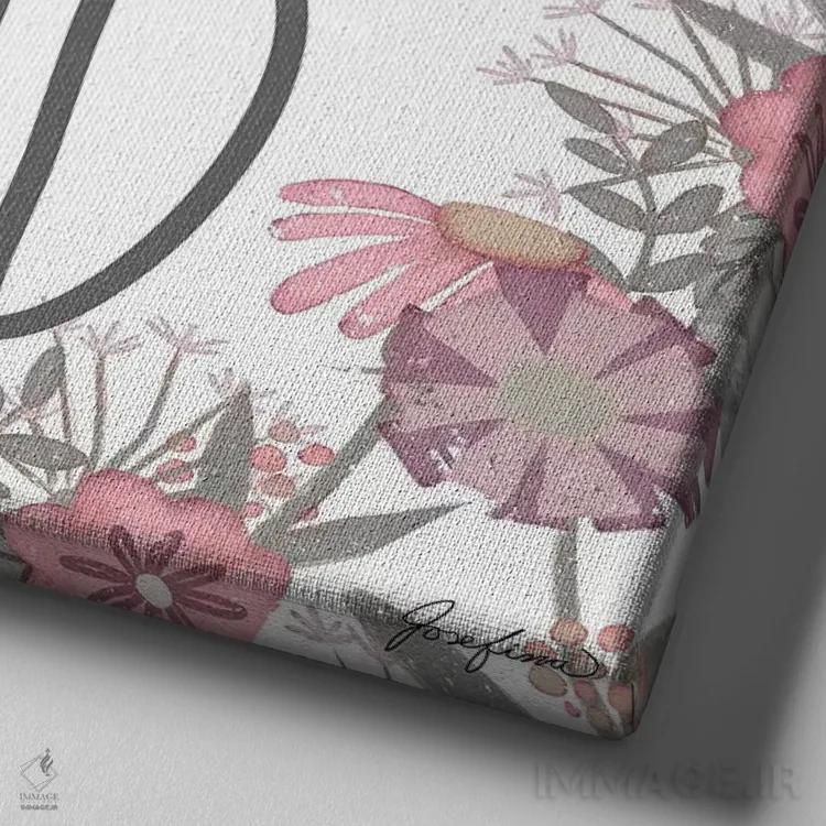 تابلو دکوراتیو به خوبی ایمان داشته باش اثر جوزفینا - نمای نزدیک بافت بوم