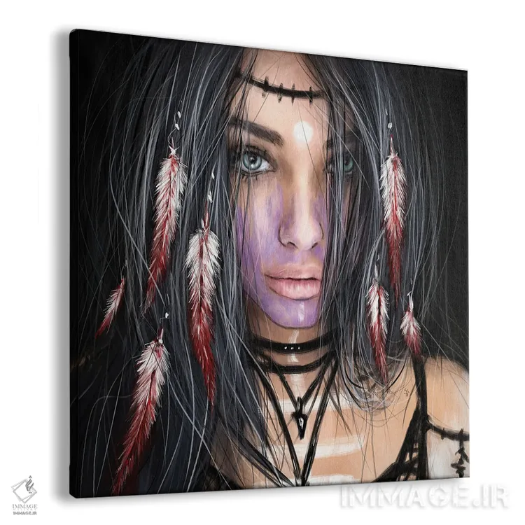 تابلو دکوراتیو نورافشانی اثر جاستین گداک - نمای پرسپکتیو محصول