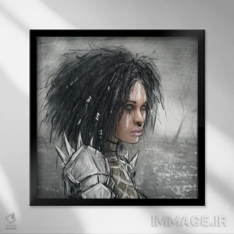 تابلو دکوراتیو بازنخواهم گشت اثر جاستین گداک - نمای قابدار مشکی