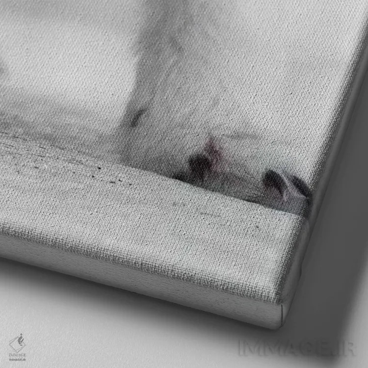 تابلو دکوراتیو جستجو برای غذا اثر جو شاتر - نمای نزدیک بافت بوم