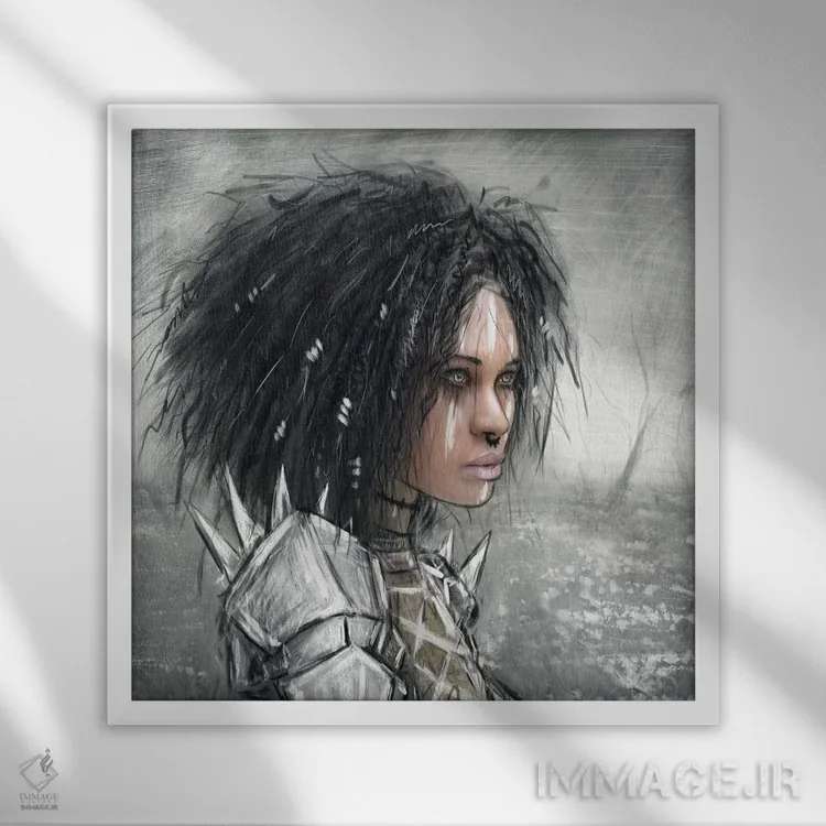 تابلو دکوراتیو بازنخواهم گشت اثر جاستین گداک - نمای قابدار سفید