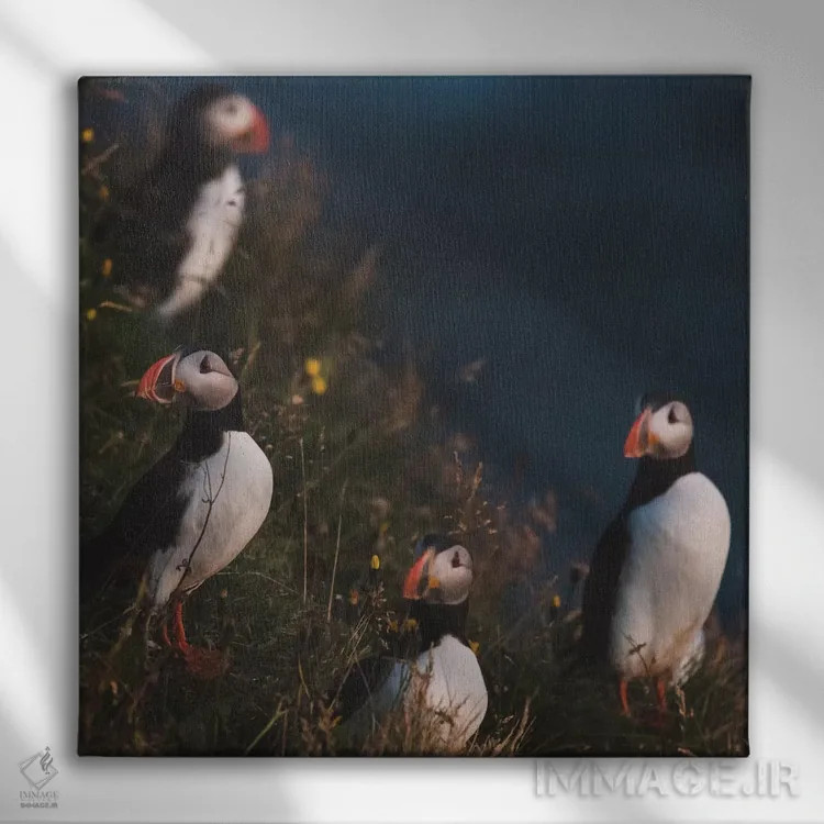 تابلو دکوراتیو پس از پرواز اثر جو شاتر - نمای روبهرو روی دیوار