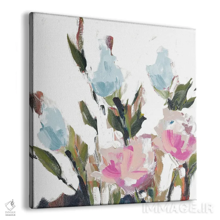 تابلو دکوراتیو شکوفه ها ۲ اثر جین اسلیوکا - نمای پرسپکتیو محصول
