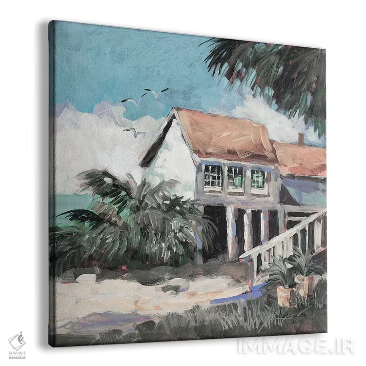 تابلو دکوراتیو فرارگاه آرام اثر جین اسلیوکا - نمای پرسپکتیو محصول