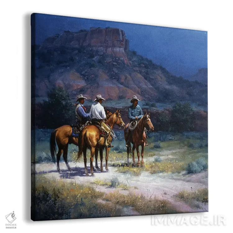 تابلو دکوراتیو تابش ماه اثر جک سورنسن - نمای پرسپکتیو محصول