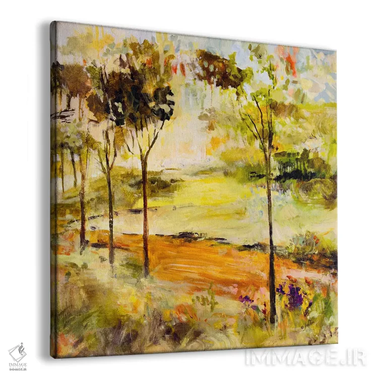 تابلو انتزاعی مسیر دیدنی اثر جولیان اسپنسر - نمای پرسپکتیو محصول